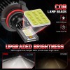 CHUSYYRAY For Chevy Caprice 1987-1990 4X6000K COB High Low Beam