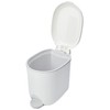 Addis 518503 Premium Deluxe Bathroom Pedal Bin with inner, 3.5