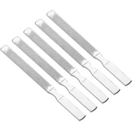 5PCS Limas de uñas de acero inoxidable Tampones Manicura Archivo de uñas Tira de pulido profesional