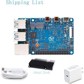 youyeetoo Banana Pi BPI-M6 Synaptics VideoSmart VS680 Edge Computing SoC AI Processor 4GB LPDDR4 16GB EMMC Credit-Card Size Single Board Computer for DLA Smart-Home Devices Pi 4B Alternative