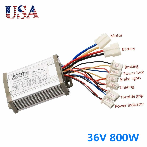 Unbranded 36V 800W Brush Speed Controller Box Electric ATV E-bike