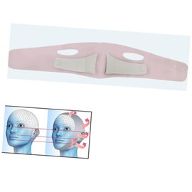 Baluue 1pc V Face Thin Face Bandage Face Lifting Mask Neck Mask Lift Chin Strap Face-lifting Artifact Facial Lifting Belt Slimming Belt Face Chin Lift Thin Masseter Chin Bandage Pink