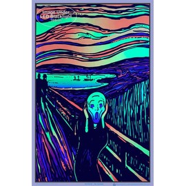 The Scream - Blacklight Poster - 23"x 35"