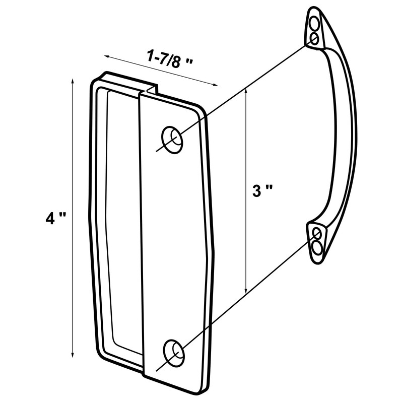 MorningRo 3 Pack Sliding Screen Door Handle Replacement Kits Including