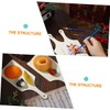 OHPHCALL 6Pcs Wooden Cutting Board DIY Tiny Chopping Board for