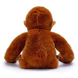 Plush Hanging Baby Orangutan Monkey with Velcro on Paws and Feet - Soft Plush Toy, Red Ape - For Kids Boys Girls Cuddly Plush Toy - Perfect Cuddly Gift for Kid - 46 cm Long