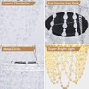 Solar Hanging Crystal Chandelier Outdoor Garden Decorative Lights Powerful Lithium