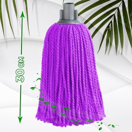 Universal Purple Microfibre Mop Head has a length of 30 cm, 160 g - Onix TECH