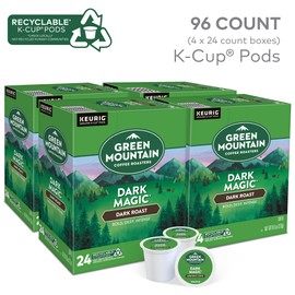 Green Mountain Coffee Roasters Dark Magic Coffee, Keurig Single-Serve K-Cup pods, Dark Roast, 96 Count