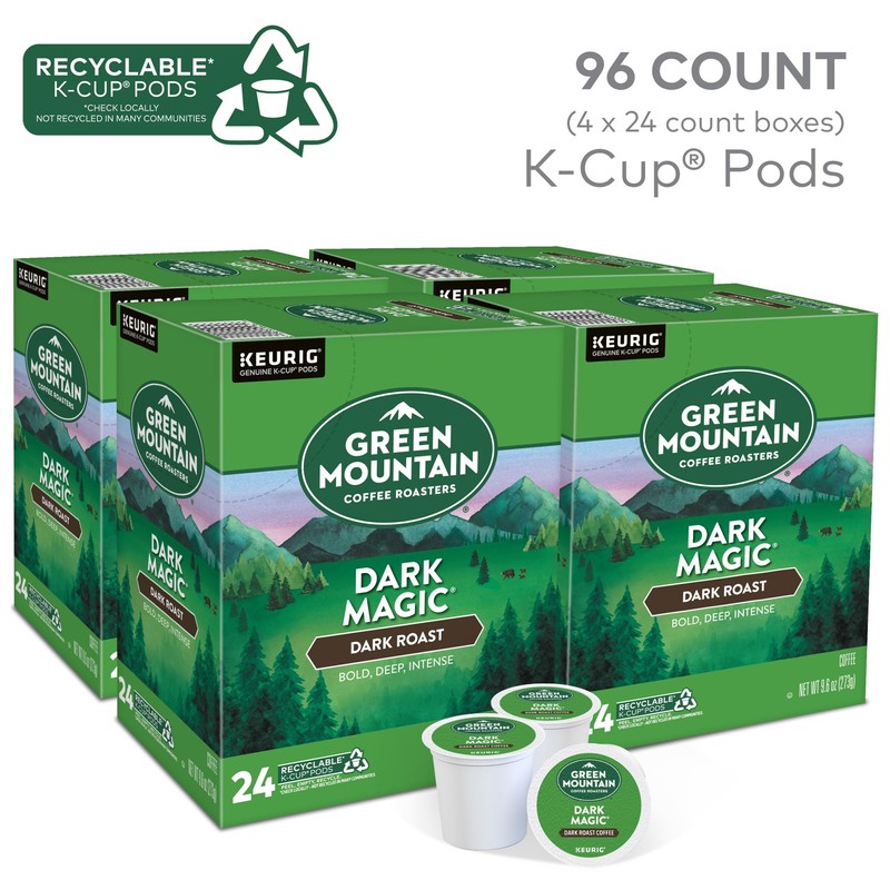 Green Mountain Coffee Roasters Dark Magic Coffee, Keurig Single-Serve K-Cup