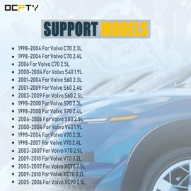 OCPTY Timing Belt Kit with Water Pump Replacement For Volvo C70 S40 S60 S70 S80 V40 V70,2003-2007 2009-2010 For Volvo XC70,2005-2006 For Volvo XC90 Replaces TCKWP331 AWK1240 TB331LK1 TWPVV01