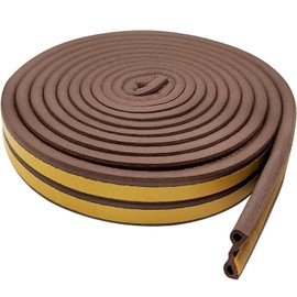 Body Plus Draught Excluder Door Seal, Door Seal Strip for Noise Reduction, Draft Excluder Tape for Door and Window, Window Seal Strip Tape (P Shaped)