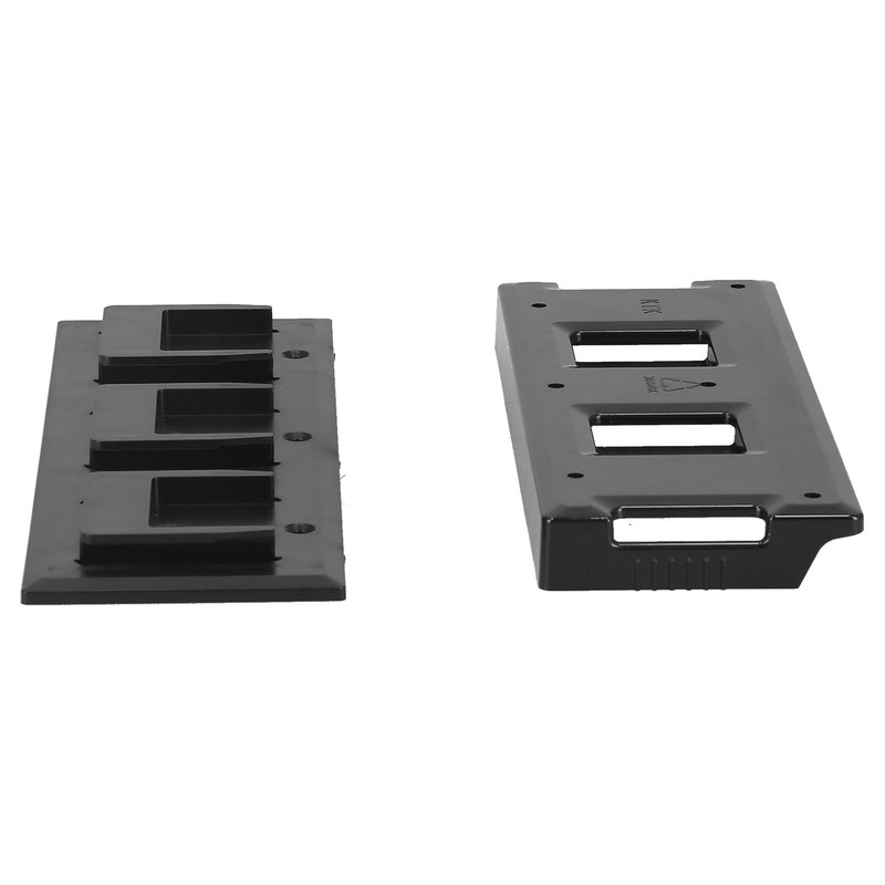 Power Tool Battery Holder Set 3 Hole Mount Ready Dock