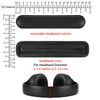 Geekria Hook and Loop Headband Cover + Headband Pad Set/Headband