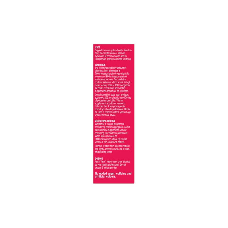 Frequent Flyer Immunity Boost Raspberry 15 Tablets