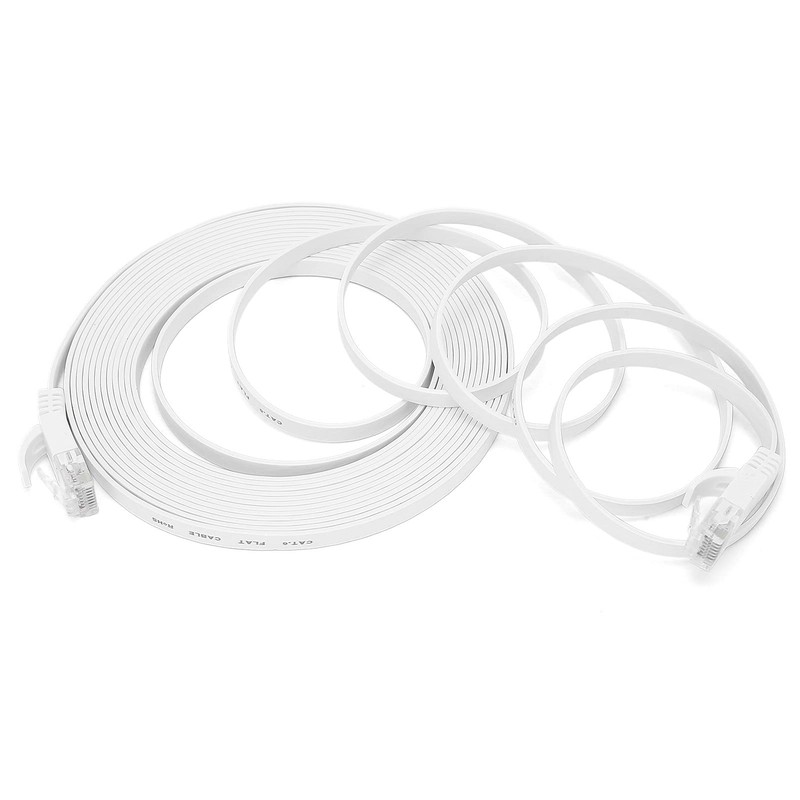 Cable Ethernet Plano CAT6 Gigabit 8 Núcleos Par Trenzado Puente