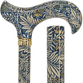 Royal RC Canes Golden Petals Designer Derby Adjustable Walking Cane