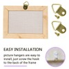 Ruidee 100 Pcs Picture Hanging Kit,Small Triangle Ring Picture Hangers