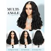 Yaki Curly V Part Wigs Afro Curly Wig with Bouncy