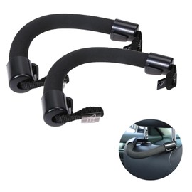 Assist Grip for Cars, For Access/Exit Handles, Auxiliary Grips, Interior Parts, For Both Elderly and Children, Assist Handle, With Hooks, For Backseat Use, Handrail, Luggage Hanging, Retrofit, Perfect