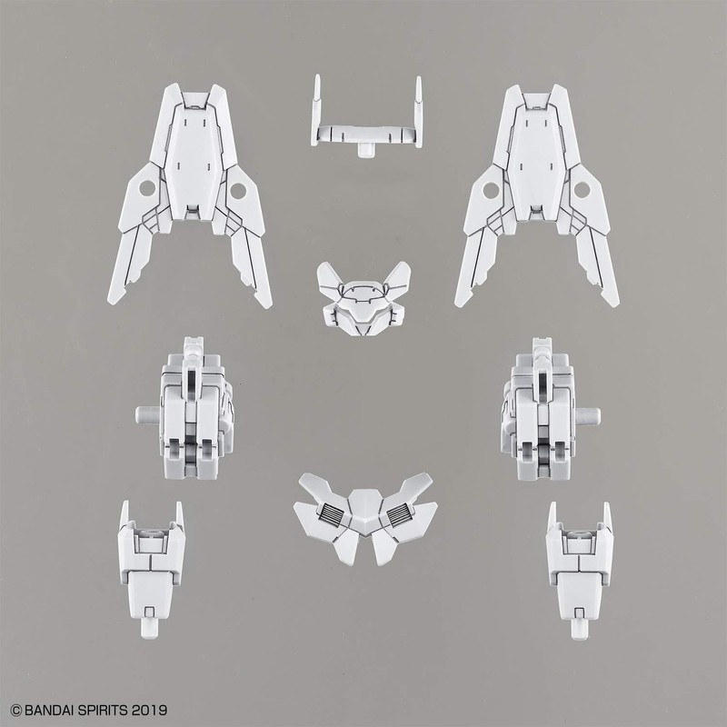 30MM Commander Option Armor [Sierra Nova/White] 1/144 Scale Color-Coded Plastic