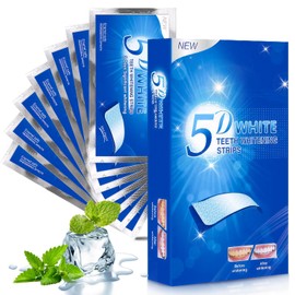 Professionelle Whitening Strips, Zahnaufhellung Strips 14 Stück, Kein Peroxid Sanft zu den Zähnen,Professionelle Zahnweiss Bleaching Stripes, Minze Geschmack, Schnelles Entfernen Aller Flecken