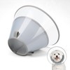 Supet Dog Cone Collar with Soft Pad, Transparent Elizabeth Recovery