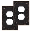 French Cabriole Decorative Wall Plate Switch Plate Outlet Cover (Single