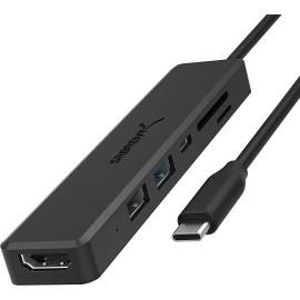 Sabrent USBType-C Hub With 2 USB Port HDMI, PD Port and SD/Micro SD Card Reader
