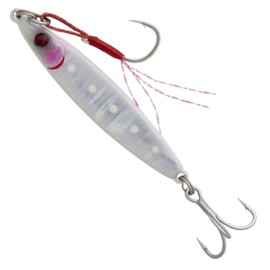 Savage Gear Jig for Sea Fishing Flatline TG 3.5 cm 8 g, Colour: UV White Glow