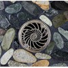 Designer Drains, Oceanus Nautilus Design, Round Shower Drain Replacement |