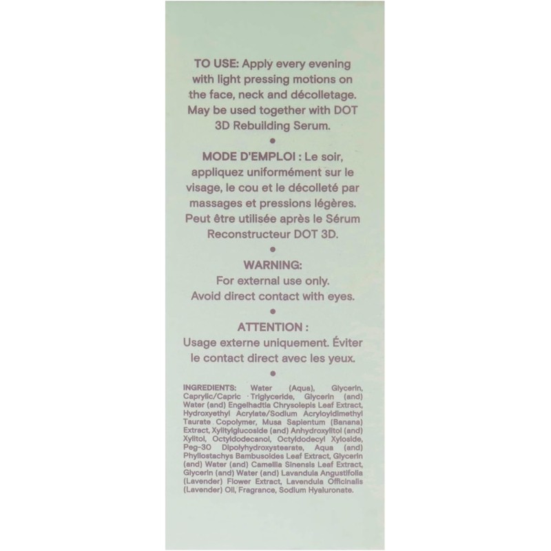 dot Sleep Therapy Firming Hydrocream for Unisex 1.7 oz Cream