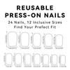 Light Green Press on Nails Medium Square Fake Nails St.