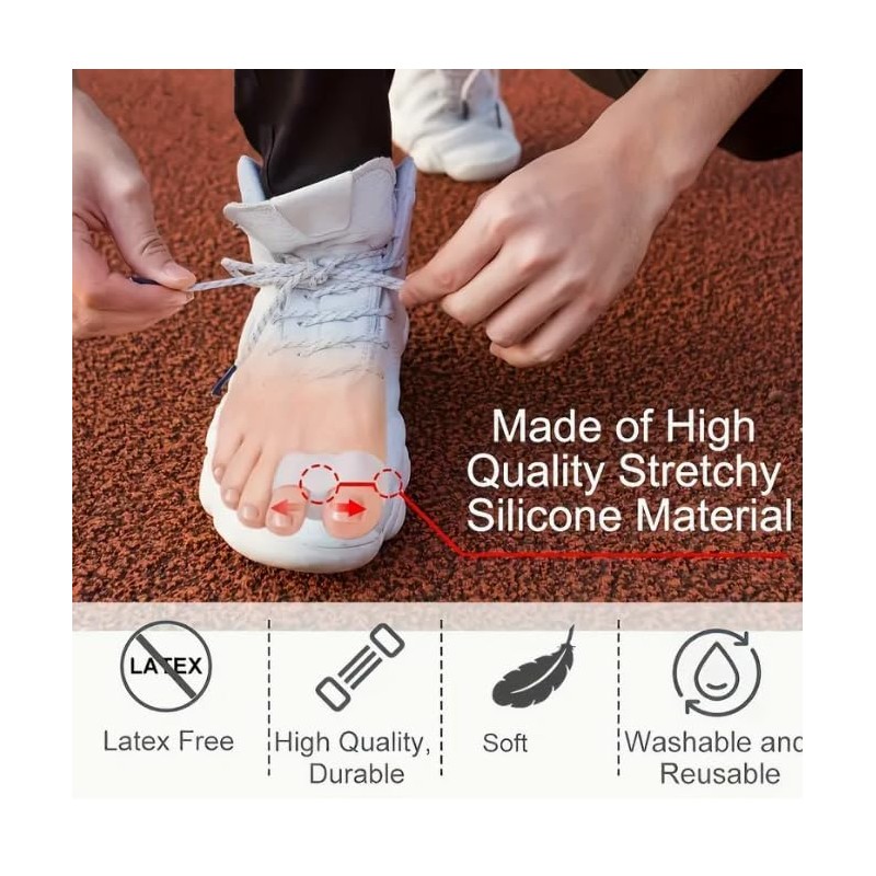 Pack of 2 Bunion Correctors – Toe Separators with 2