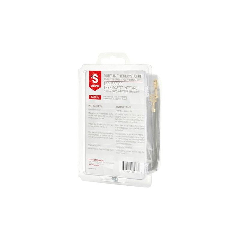 Stelpro RWFT1W Tamper Proof Thermostat White 1 Pole for ARWF