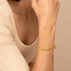 LANE WOODS Gold Chain Necklace and Bracelet for Women Ladies