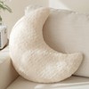 Moon Pillow, Decorative Throw Pillow with Soft Plush for Couch