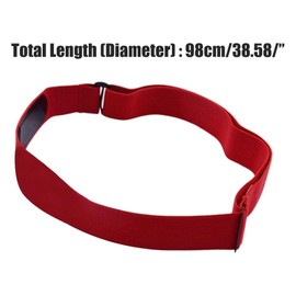 Adjustable Heart Rate Monitor Chest Strap Replacement Elastic Soft Nylon Strap Spandex Belt Compatible with MZ Heart Rate Monitor Sensor Sport Wireless Heart Rate Monitor