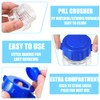 2 Pack Pill Grinder,Pill Pulverizer Tablet Grinder Medicine Splitter Powder
