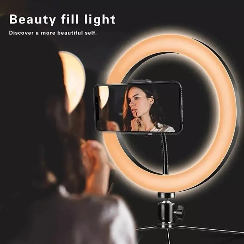 MIARLUZ Aro Luz Led 12 Con Tripie Con Soporte Para