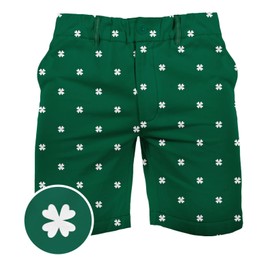 Tipsy Elves Green Shamrock Shorts for Men Size Large