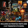 Brixelion Doomsday Building Set, Modular Building Blocks with Lighting, Car,