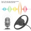 2 Way Radio Earpiece 2 Pin Plug D Shape Security