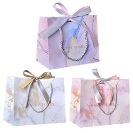 YANYULI Gift Bag, Set of 3, Wrapping Bag, Stylish, Handbag, Paper Bag, Gift Bag, Gift Bag, Birthday Gift, Wedding, Valentine's Day, Gift