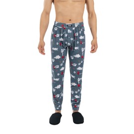Saxx Men's Underwear - Droptemp Cooling Sleep Pant Fly with Built-in Pouch Support - Sleepwear for Men