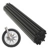 72 Pcs Motorcycle Bicycle Motorcycle Wheel Spoke Skin Spoke Wraps