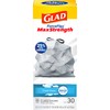 Glad ForceFlex MaxStrength XL Trash Bags, 20 Gal, Fresh Clean,