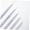 TOVINANNA Nail Line Drawing Pens Set of 2 Ultra-Fine Glitter