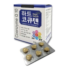 Pet Heart CoQ10 60 tablets, 1 piece / 반려동물 하트코큐텐 60정, 1개