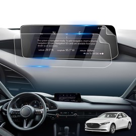 LFOTPP [2 Stück] Kompatibel mit Mazda 3 CX-30 2024 2025 Facelift 10,25 Zoll Navigation Schutzfolie, CX30 10.25" Nano PET Foile 5H Anti-Kratzen Displayschutzfolie Zubehör (ohne Loch)